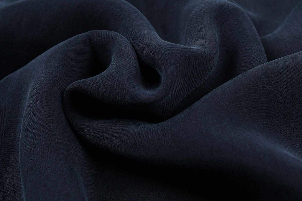 swatch-Vegan silk - Cupro Satin - SCARLET (+50 Colors Available)-Fabric-FabricSight