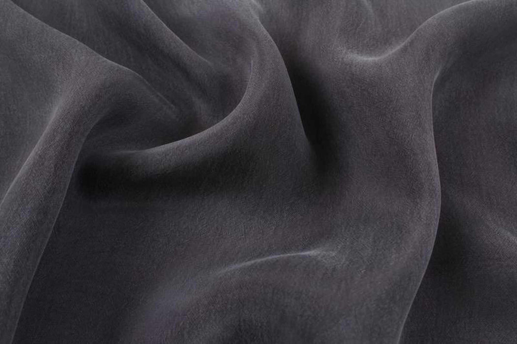 swatch-Vegan silk - Cupro Satin - SCARLET (+50 Colors Available)-Fabric-FabricSight