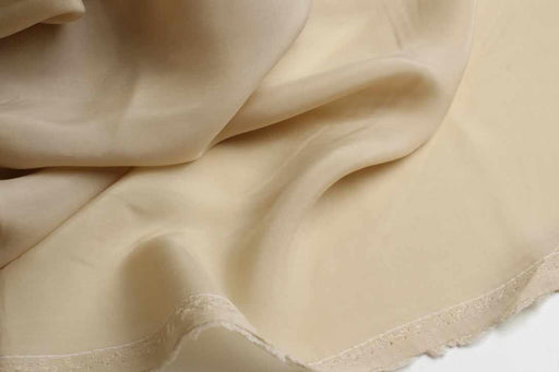 swatch-Vegan silk - Cupro Satin - SCARLET (+50 Colors Available)-Fabric-FabricSight