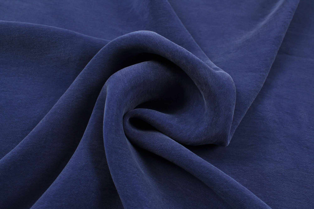 swatch-Vegan silk - Cupro Satin - SCARLET (+50 Colors Available)-Fabric-FabricSight