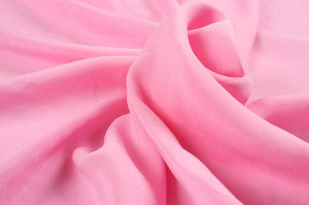 swatch-Vegan silk - Cupro Satin - SCARLET (+50 Colors Available)-Fabric-FabricSight