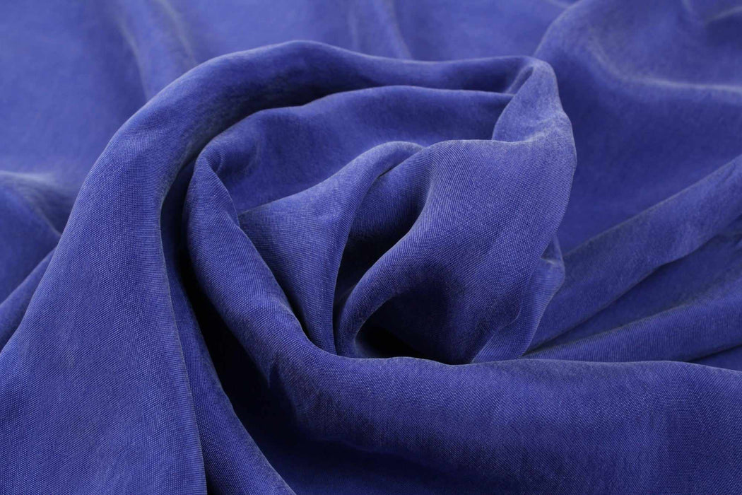 swatch-Vegan silk - Cupro Satin - SCARLET (+50 Colors Available)-Fabric-FabricSight