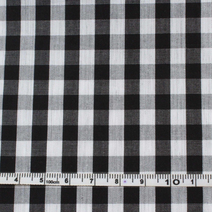 swatch-Vichy Cotton - Rustic Look - Small and Medium Checks-Fabric-FabricSight