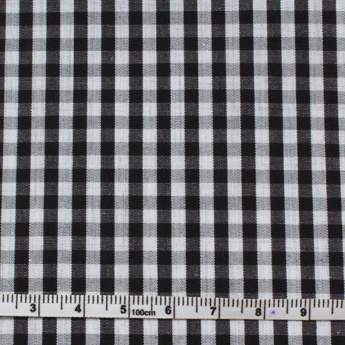 swatch-Vichy Cotton - Rustic Look - Small and Medium Checks-Fabric-FabricSight