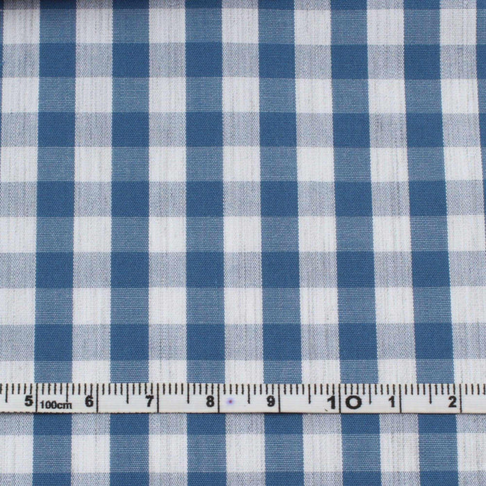 swatch-Vichy Cotton - Rustic Look - Small and Medium Checks-Fabric-FabricSight