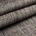 swatch-Virgin Wool & Cotton Herringbone Coating – Yarn Dyed – Grey & Brown Mélange-Fabric-FabricSight