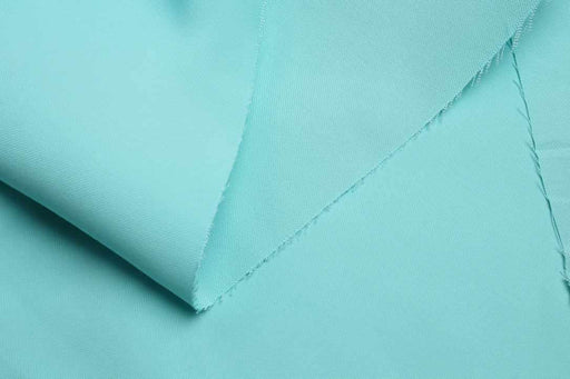 swatch-Viscose Cotton Twill Fabric – Light Turquoise-Fabric-FabricSight