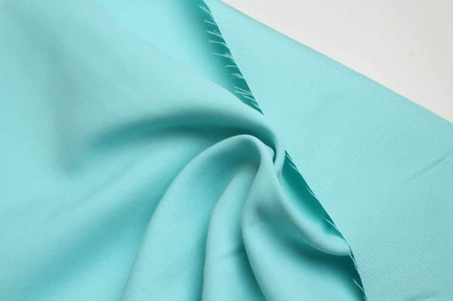 swatch-Viscose Cotton Twill Fabric – Light Turquoise-Fabric-FabricSight