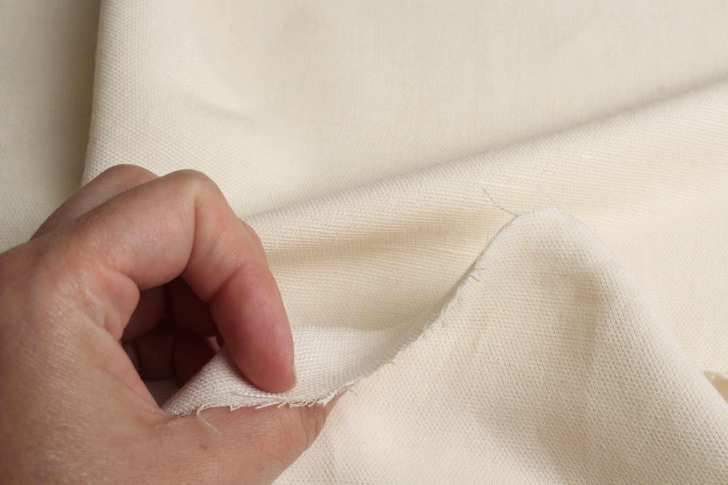 swatch-Viscose-Linen Dobby – Gold Mustard – Spanish Deadstock-Fabric-FabricSight