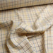 swatch-Viscose Tencel™ Windowpane Check Fabric – Spanish Deadstock-Fabric-FabricSight