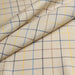 swatch-Viscose Tencel™ Windowpane Check Fabric – Spanish Deadstock-Fabric-FabricSight