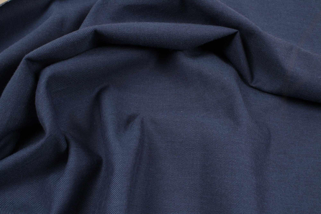 swatch-Washed BCI Cotton Twill for Shirts-Fabric-FabricSight