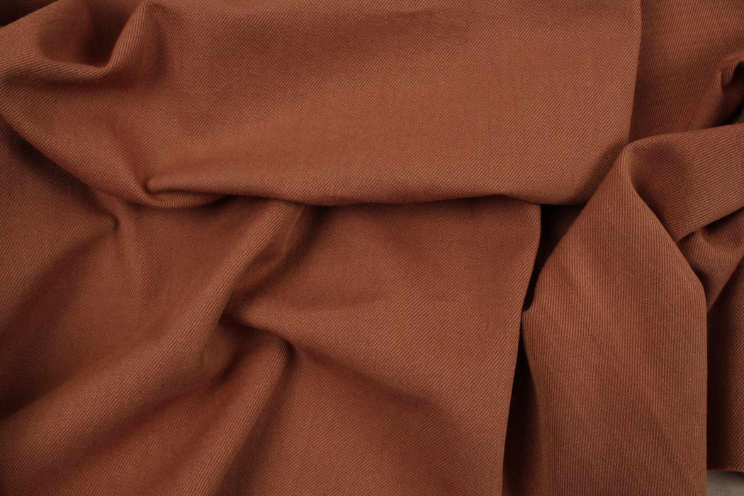 swatch-Washed BCI Cotton Twill for Shirts-Fabric-FabricSight