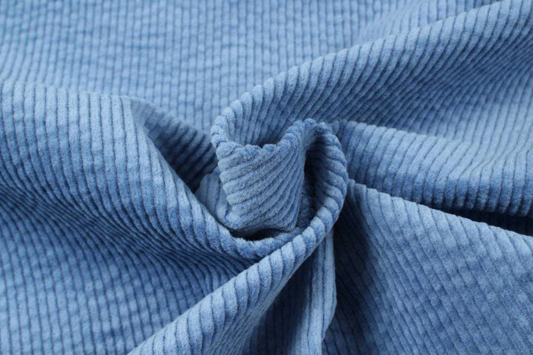swatch-Washed Cotton Stretch Corduroy 6 Wale - 26 colors available-Roll-FabricSight