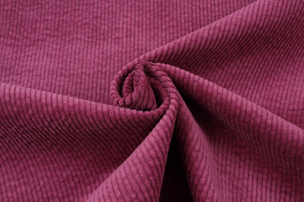 swatch-Washed Cotton Stretch Corduroy 6 Wale - 26 colors available-Roll-FabricSight