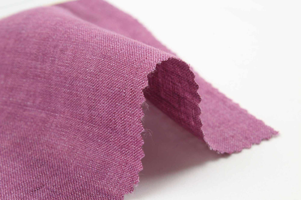 swatch-Washed Linen Canvas for Trousers and Dresses - 3 Colors Available-Fabric-FabricSight