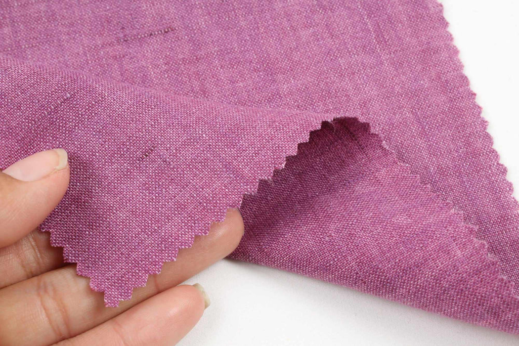 swatch-Washed Linen Canvas for Trousers and Dresses - 3 Colors Available-Fabric-FabricSight