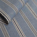 swatch-Washed Organic Cotton Shirting – Blue & Ecru Stripes-Fabric-FabricSight