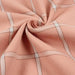 swatch-Windowpane Cotton Shirting - Coral-Fabric-FabricSight