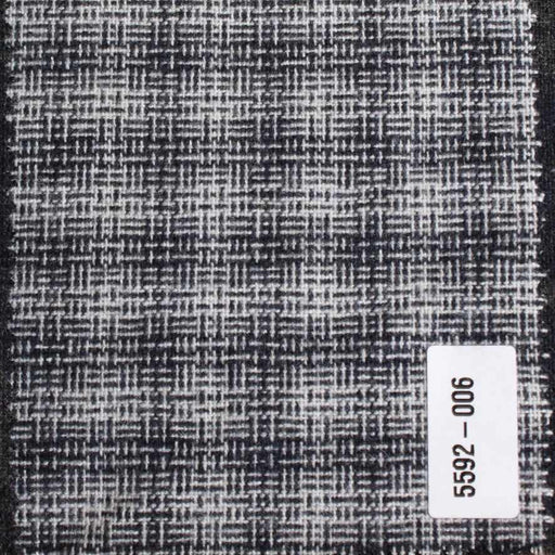 swatch-Wool Blend Checked Fabric – Lightweight Plaid for Overshirts & Jackets-Fabric-FabricSight