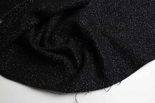 swatch-Wool & Silver Lurex Fabric for Coats – Limited Edition-Fabric-FabricSight