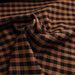 swatch-Yarn-Dyed Cotton-Linen Stretch Canvas – Red & Off-White Vichy Checks-Fabric-FabricSight