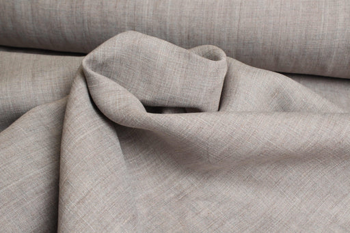 swatch-Yarn Dyed, Mid-Weight washed Linen-Fabric-FabricSight