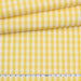 swatch-Yellow Vichy Cotton Poplin - Ne 60/2 - 8 colors stock service-Fabric-FabricSight