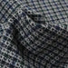 Geometric Recycled Wool for Coats - Basketweave Effect-Fabric-FabricSight