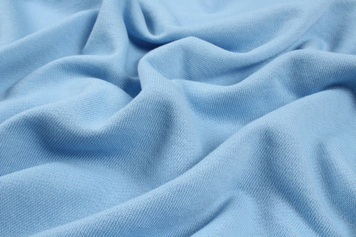 Organic Cotton Fleece, Soft touch - Placid Blue