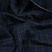 Quilted Fabric Padded - Green/Blue Small Tartan-Fabric-FabricSight