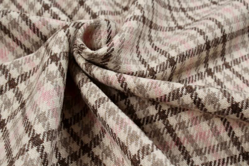 Recycled Wool for Coats - Checks-Fabric-FabricSight